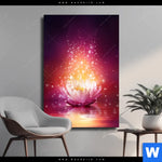 Leinwandbild Magie Blume Hochformat Produktvorschau mit dem Bild Magie Blume im Format Hochformat.