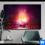 Leinwandbild Magie Blume Querformat Produktvorschau mit dem Bild Magie Blume im Format Querformat.