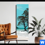 Leinwandbild Mangrovenbaum Im Wasser Schmal Produktvorschau mit dem Bild Mangrovenbaum im Wasser im Format Schmal.