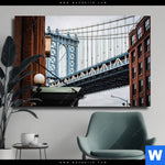 Leinwandbild Manhattan Querformat Produktvorschau mit dem Bild Manhattan im Format Querformat.