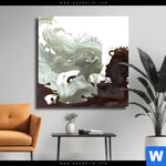 Leinwandbild Milch Kuesst Schokolade Quadrat Produktvorschau mit dem Bild Milch küsst Schokolade im Format Quadrat.