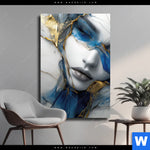 Leinwandbild Mona Zerbrechliche Eleganz Hochformat Produktvorschau mit dem Bild Mona - Zerbrechliche Eleganz im Format Hochformat.