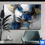 Leinwandbild Mona Zerbrechliche Eleganz Querformat Produktvorschau mit dem Bild Mona - Zerbrechliche Eleganz im Format Querformat.