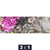 Leinwandbild Mops Blumen Panorama Motivorschau Seitenverhaeltnis 3 1