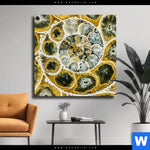 Leinwandbild Muschel Fossil No 1 Quadrat Produktvorschau mit dem Bild Muschel Fossil No. 1 im Format Quadrat.