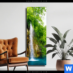 Leinwandbild Natur Pur Am See Schmal Produktvorschau mit dem Bild Natur pur am See im Format Schmal.