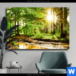 Leinwandbild Natur Pur Der Wald Querformat Produktvorschau mit dem Bild Natur pur - Der Wald im Format Querformat.