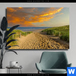 Leinwandbild Nordseekueste Querformat Produktvorschau mit dem Bild Nordseeküste im Format Querformat.