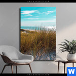 Leinwandbild Nordseelandschaft Auf Sylt Hochformat Produktvorschau mit dem Bild Nordseelandschaft auf Sylt im Format Hochformat.