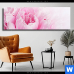 Leinwandbild Pfingstrose Panorama Produktvorschau mit dem Bild Pfingstrose im Format Panorama.