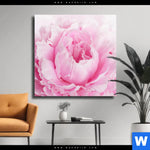 Leinwandbild Pfingstrose Quadrat Produktvorschau mit dem Bild Pfingstrose im Format Quadrat.