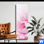 Leinwandbild Pfingstrose Schmal Produktvorschau mit dem Bild Pfingstrose im Format Schmal.