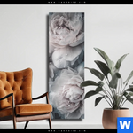 Leinwandbild Pony Flowers Schmal Produktvorschau mit dem Bild Pony Flowers im Format Schmal.