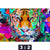 Leinwandbild Pop Art Tiger No 2 Querformat Motivorschau Seitenverhaeltnis 3 2