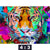 Leinwandbild Pop Art Tiger No 2 Querformat Motivorschau Seitenverhaeltnis 4 3