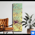 Leinwandbild Pusteblume Bei Sonnenuntergang Schmal Produktvorschau mit dem Bild Pusteblume bei Sonnenuntergang im Format Schmal.