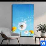 Leinwandbild Pusteblume No 2 Hochformat Produktvorschau mit dem Bild Pusteblume No. 2 im Format Hochformat.