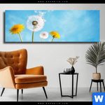 Leinwandbild Pusteblume No 2 Panorama Produktvorschau mit dem Bild Pusteblume No. 2 im Format Panorama.