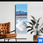 Leinwandbild Salzlandschaft In Den Anden Schmal Produktvorschau mit dem Bild Salzlandschaft in den Anden im Format Schmal.
