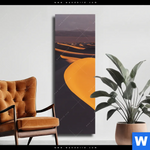 Leinwandbild Sandduenen Schmal Produktvorschau mit dem Bild Sanddünen im Format Schmal.