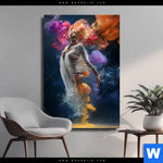 Leinwandbild Schlafende Nixe Hochformat Produktvorschau mit dem Bild Schlafende Nixe im Format Hochformat.