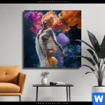 Leinwandbild Schlafende Nixe Quadrat Produktvorschau mit dem Bild Schlafende Nixe im Format Quadrat.