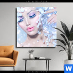 Leinwandbild Schoenheit In Frost Und Kristall Quadrat Produktvorschau mit dem Bild Schönheit in Frost und Kristall im Format Quadrat.