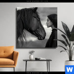 Leinwandbild Seelenblick Quadrat Produktvorschau mit dem Bild Seelenblick im Format Quadrat.