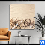 Leinwandbild Sehnsucht Nach Dem Meer Quadrat Produktvorschau mit dem Bild Sehnsucht nach dem Meer im Format Quadrat.