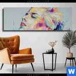 Leinwandbild Sinnliche Schoenheit Panorama Produktvorschau mit dem Bild Sinnliche Schönheit im Format Panorama.