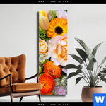 Leinwandbild Sommerblumen Schmal Produktvorschau mit dem Bild Sommerblumen im Format Schmal.