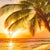 Leinwandbild Strand Von Barbados Quadrat Zoom