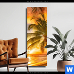 Leinwandbild Strand Von Barbados Schmal Produktvorschau mit dem Bild Strand von Barbados im Format Schmal.