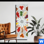 Leinwandbild Superfoods Im Farbkreis Schmal Produktvorschau mit dem Bild Superfoods im Farbkreis im Format Schmal.