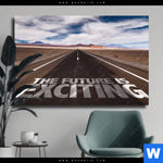 Leinwandbild The Future Motivation Querformat Produktvorschau mit dem Bild The Future - Motivation im Format Querformat.