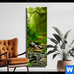 Leinwandbild Tropischer Dschungel Schmal Produktvorschau mit dem Bild Tropischer Dschungel im Format Schmal.
