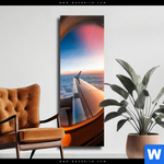 Leinwandbild Ueber Den Wolken Schmal Produktvorschau mit dem Bild Über den Wolken im Format Schmal.