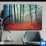 Leinwandbild Vertraeumter Wald Querformat Produktvorschau mit dem Bild Verträumter Wald im Format Querformat.