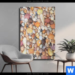 Leinwandbild Viele Muscheln Hochformat Produktvorschau mit dem Bild Viele Muscheln im Format Hochformat.