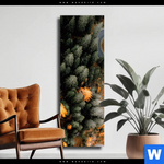 Leinwandbild Wald Strasse Von Oben Schmal Produktvorschau mit dem Bild Wald & Straße von oben im Format Schmal.