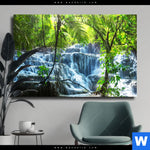 Leinwandbild Wasserfall In Mexiko Querformat Produktvorschau mit dem Bild Wasserfall in Mexiko im Format Querformat.