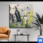Leinwandbild Weingenuss Quadrat Produktvorschau mit dem Bild Weingenuss im Format Quadrat.