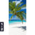Leinwandbild Weisser Strand Kokospalme Hochformat Motivorschau Seitenverhaeltnis 1 2