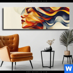Leinwandbild Wellen Der Emotionen Panorama Produktvorschau mit dem Bild Wellen der Emotionen im Format Panorama.