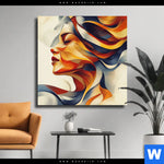 Leinwandbild Wellen Der Emotionen Quadrat Produktvorschau mit dem Bild Wellen der Emotionen im Format Quadrat.