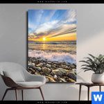 Leinwandbild Wellen Des Meeres Hochformat Produktvorschau mit dem Bild Wellen des Meeres im Format Hochformat.