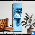 Leinwandbild Weltkarte Kommunikation Schmal Produktvorschau mit dem Bild Weltkarte Kommunikation im Format Schmal.