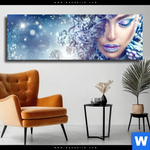 Leinwandbild Winter Schoenheit Panorama Produktvorschau mit dem Bild Winter Schönheit im Format Panorama.