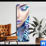 Leinwandbild Winter Schoenheit Schmal Produktvorschau mit dem Bild Winter Schönheit im Format Schmal.