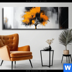 Leinwandbild Wurzeln Der Farbigen Stille Panorama Produktvorschau mit dem Bild Wurzeln der farbigen Stille im Format Panorama.